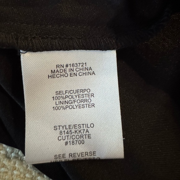 NWT Dillard’s City Vibe Black Tiered Ruffle Mini Party Dress - Picture 9 of 9